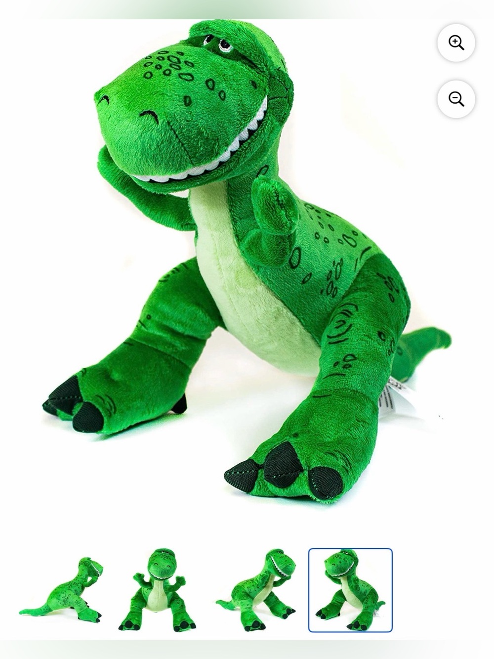 Disney Pixar Toy Story Rex 12” Plush Dinosaur NWT